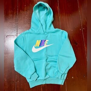 Nike Kids Turquoise Hoodie size small 5/6